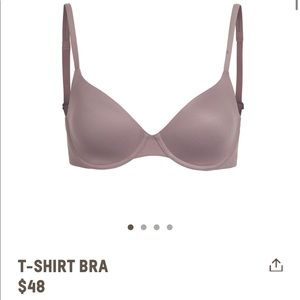 NWOT Skims T-shirt Bra 32D in Umber